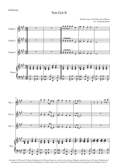 You Got It (arr. Fernando Britto)