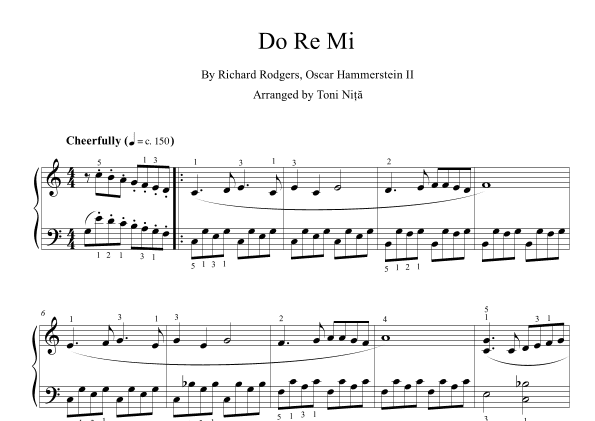 Do-re-mi (arr. Toni Nita)