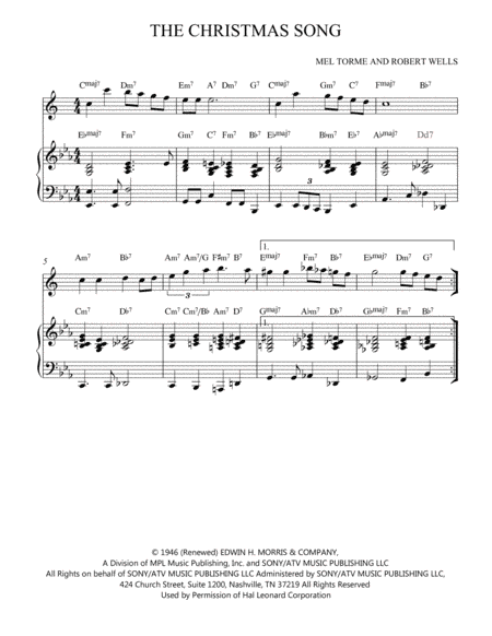 The Christmas Song (Chestnuts Roasting On An Open Fire) (arr. Nick Lacanski)