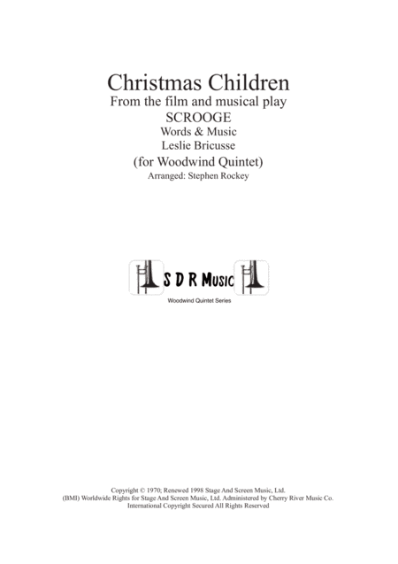 Christmas Children (arr. Arranged by Stephen Rockey)