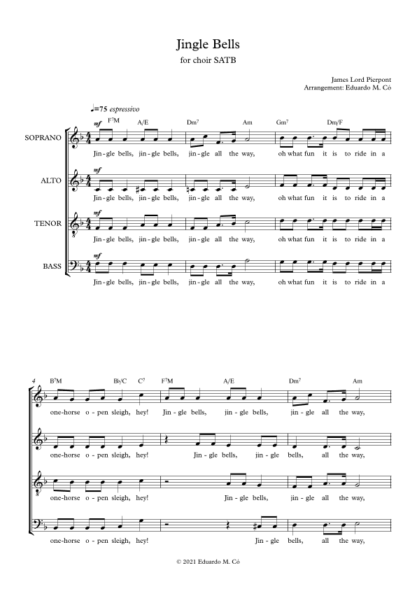 Jingle Bells (arr. Eduardo Mutz Có)