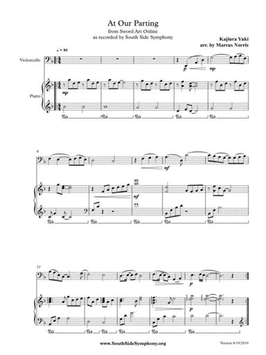 At Our Parting (arr. Marcus Norris Music)