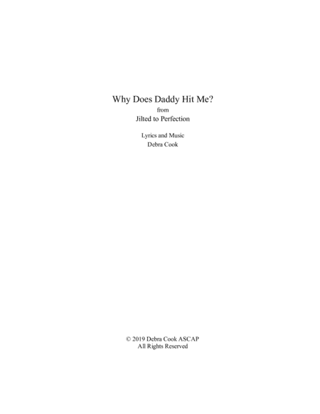 Why Does Daddy Hit Me?