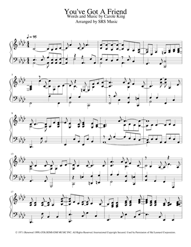 You've Got A Friend (arr. SRS Music)
