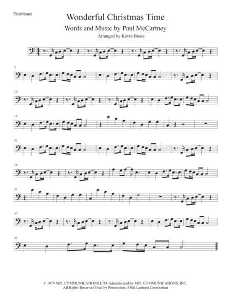 Wonderful Christmastime (arr. Kevin Busse)