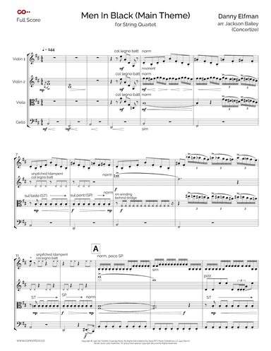 M.i.b. Main Theme (arr. Concertize)