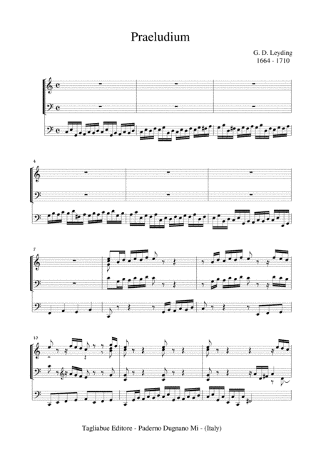 PRAELUDIUM en C - For organ