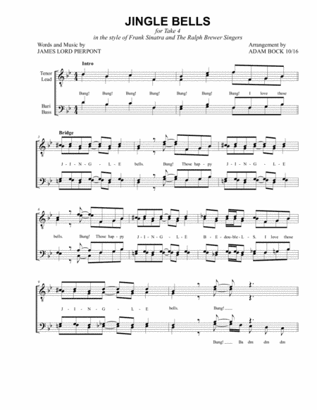 Jingle Bells (arr. Adam Bock)