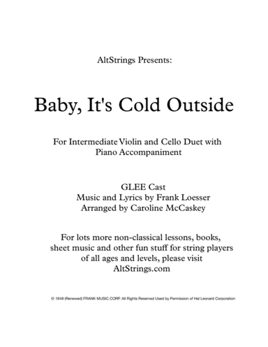 Baby, It's Cold Outside (arr. Caroline McCaskey)