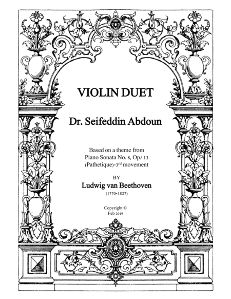 Violin Duet;