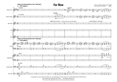 For Now - Score Only (arr. Cal Rustad)