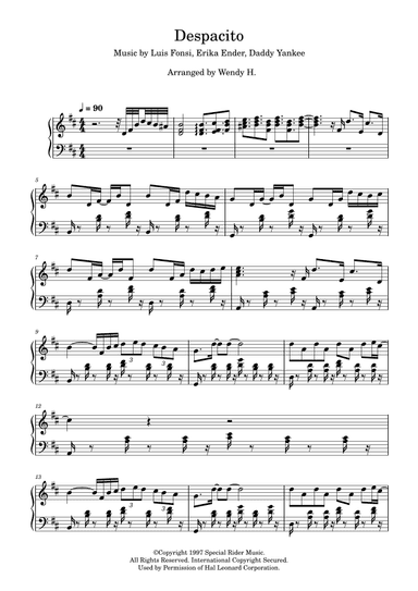 Despacito (arr. Wendy H.)