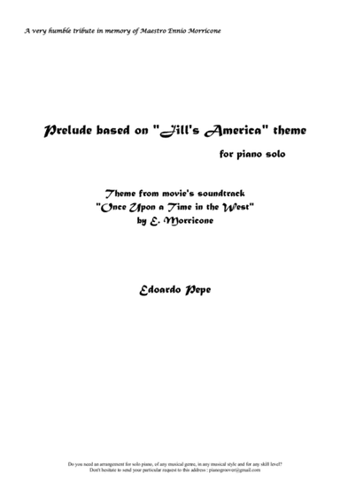 Jill's America (arr. Edoardo Pepe)