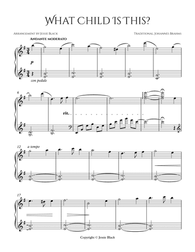 What Child is This (arr. Jessie Black)