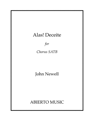 Alas! Deceite