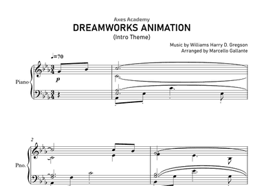 Dreamworks Animation Logo (arr. Marcello Gallante)