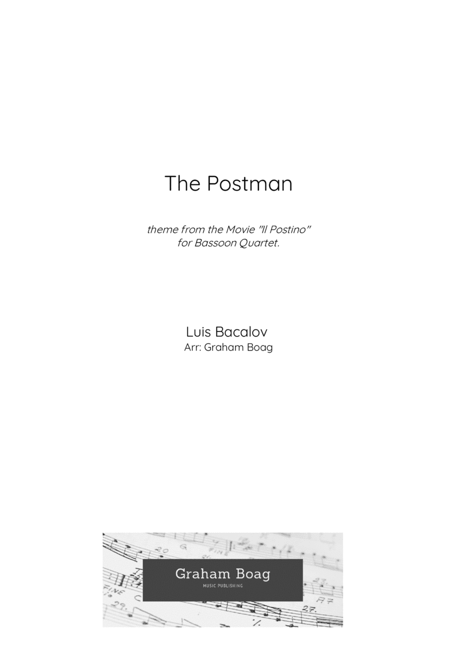 Il Postino (the Postman) (arr. Graham Boag)