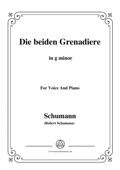 Schumann-Die beiden Grenadiere,in g minor,for Voice and Piano (arr. MSM)