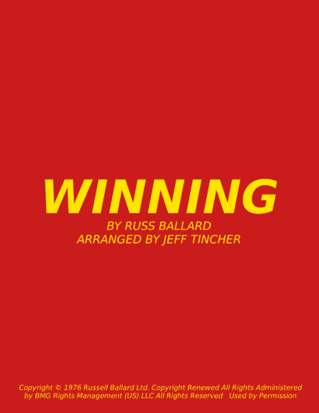Winning (arr. Jeff Tincher)