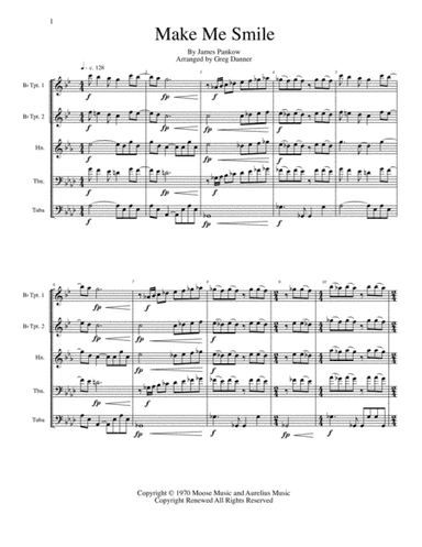 Make Me Smile (arr. Greg Danner)