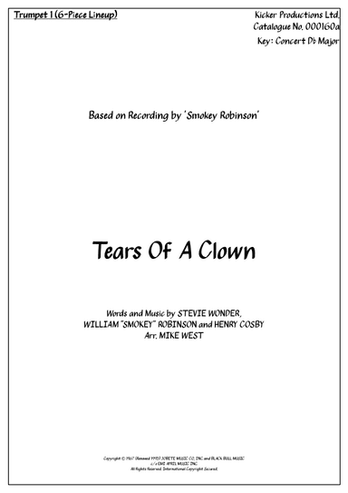 The Tears Of A Clown (arr. Michael Storeton-West)