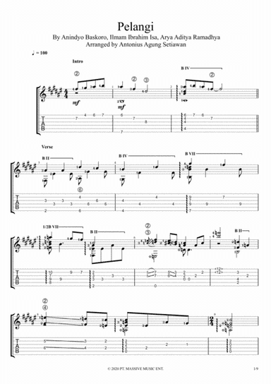 Pelangi (arr. Antonius Agung Setiawan)