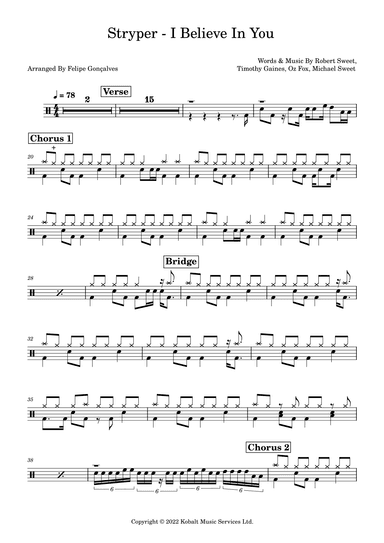 I Believe In You (arr. Felipe Gonçalves)