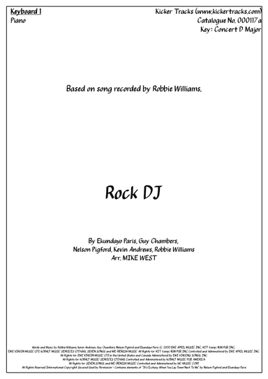 Rock Dj (arr. Michael Storeton-West)