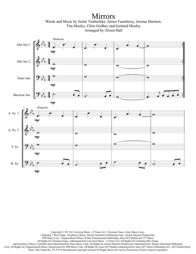 Mirrors (arr. Alison Hall)