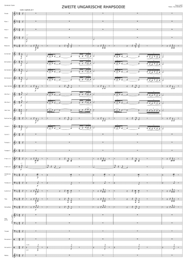 Hungarian Rhapsody n°2 (arr. Yves Bouillot)