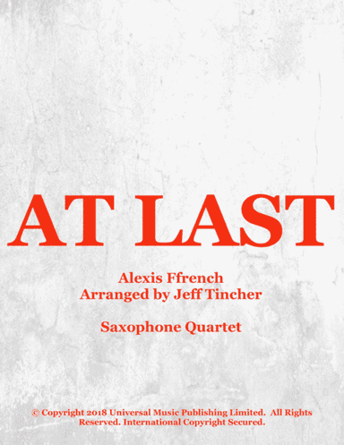 At Last (arr. Jeff Tincher)