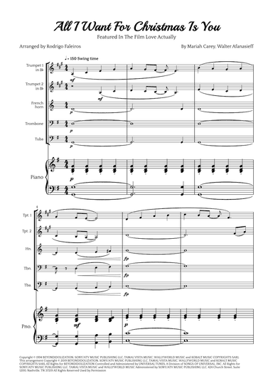 All I Want For Christmas Is You (arr. Rodrigo Faleiros)