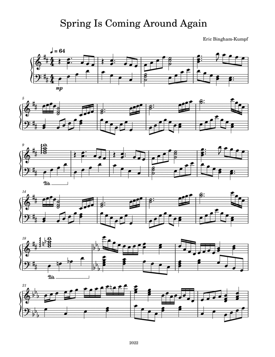 Spring Is Coming Around Again