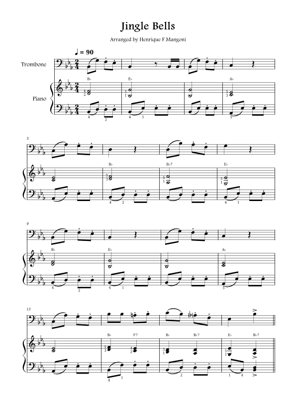 Jingle Bells (arr. Henrique F Mangoni)