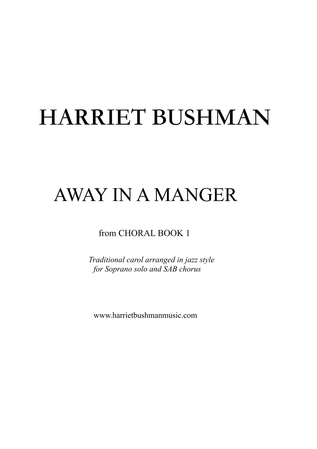 Away in a Manger