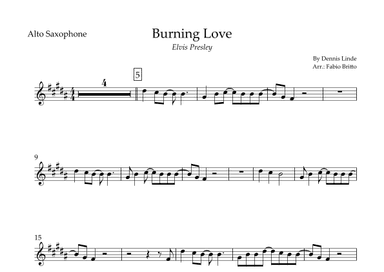 Burning Love (arr. Fabio Britto)