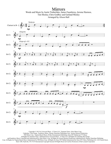 Mirrors (arr. Alison Hall)