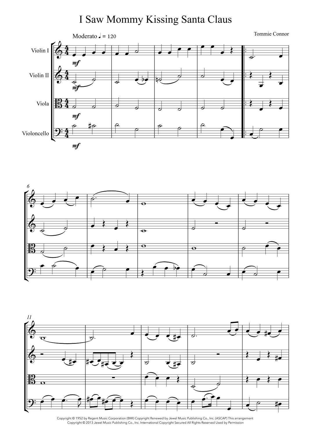 I Saw Mommy Kissing Santa Claus (arr. Sherry Lewis)