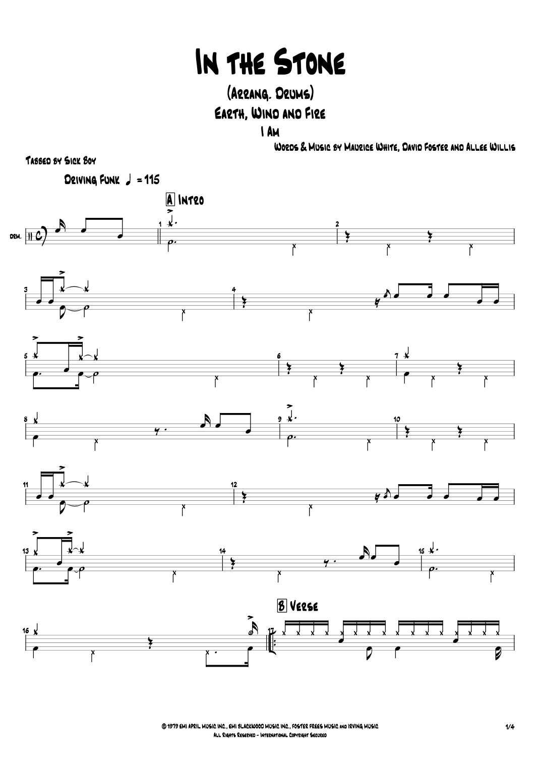 In The Stone (arr. Sick Boy)