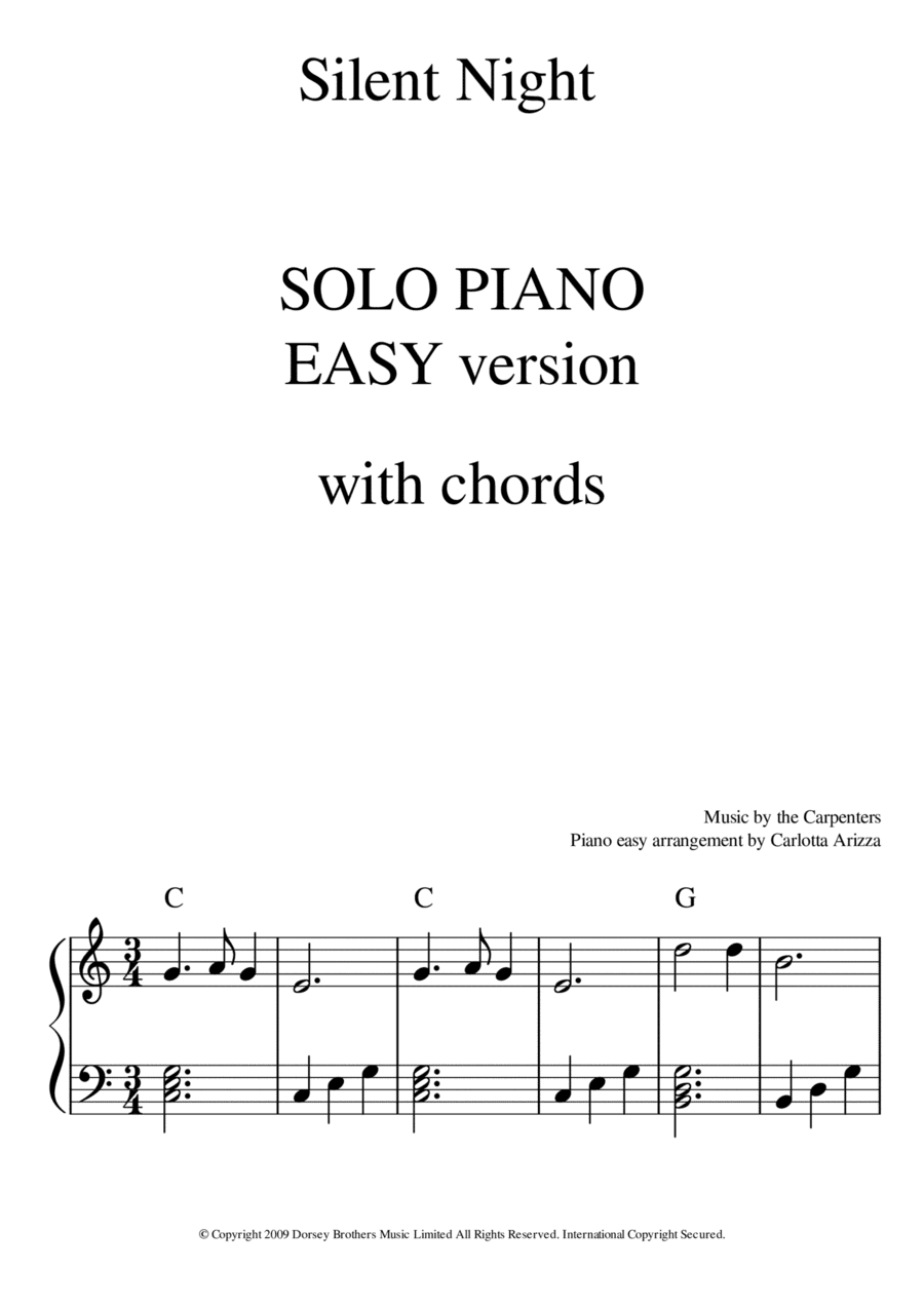 Silent Night (arr. Carlotta Arizza)