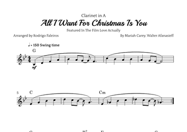 All I Want For Christmas Is You (arr. Rodrigo Faleiros)