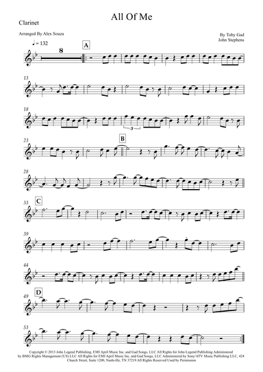 All Of Me (arr. Alex Souza)