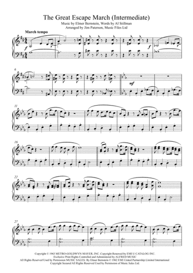 The Great Escape March (arr. Jim Paterson)