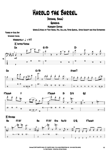 Harold The Barrel (arr. Sick Boy)