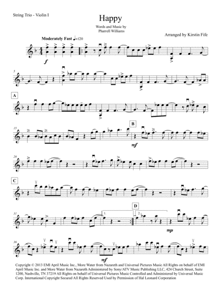 Happy (arr. Kirstin Fife)