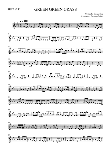 Green Green Grass (arr. Zachary Corbett)