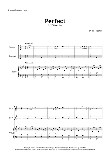 Perfect (arr. Langanho)