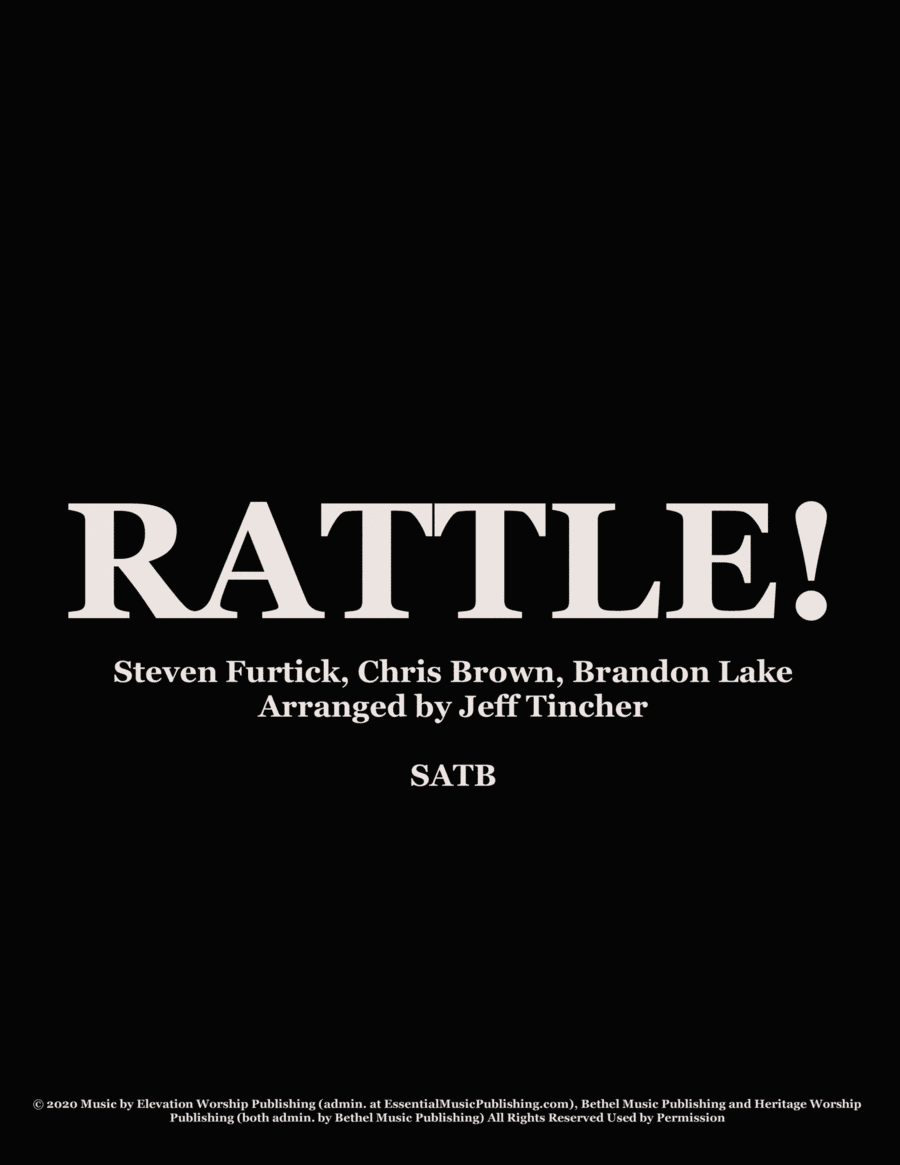 Rattle! (arr. Jeff Tincher)