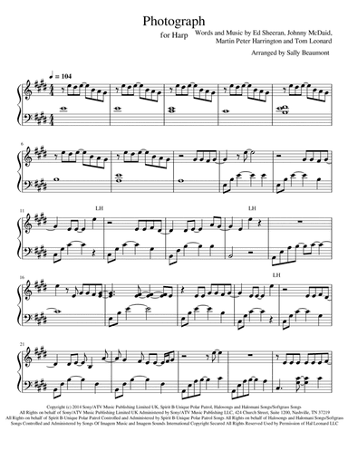 Photograph (arr. Sally Beaumont)