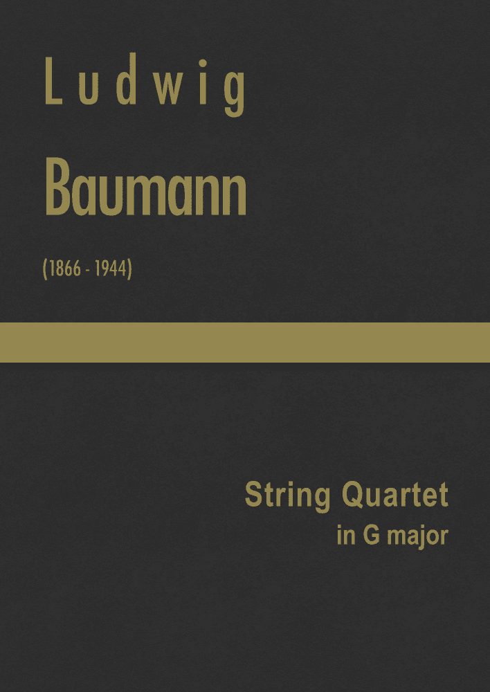 Baumann - String Quartet in G major (arr. J.G. Cucó Barber)